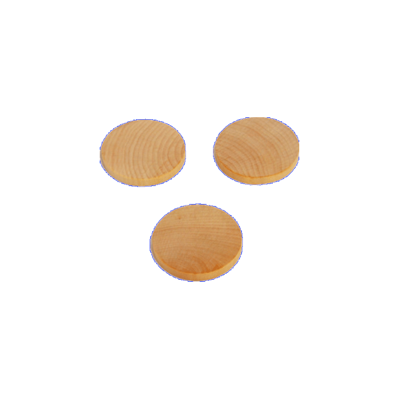 1-1/2" Wooden Nickel Seconds