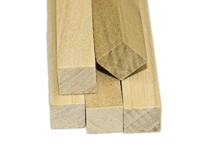1/4" x 36" Poplar Square Dowels